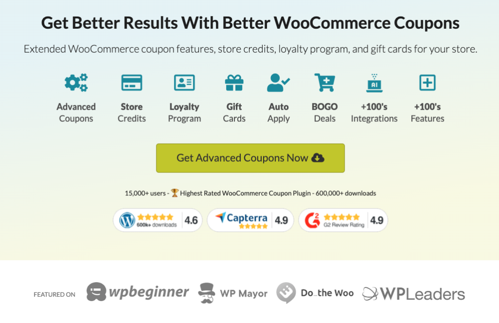 #1-rated coupon plugin in WooCommerce 